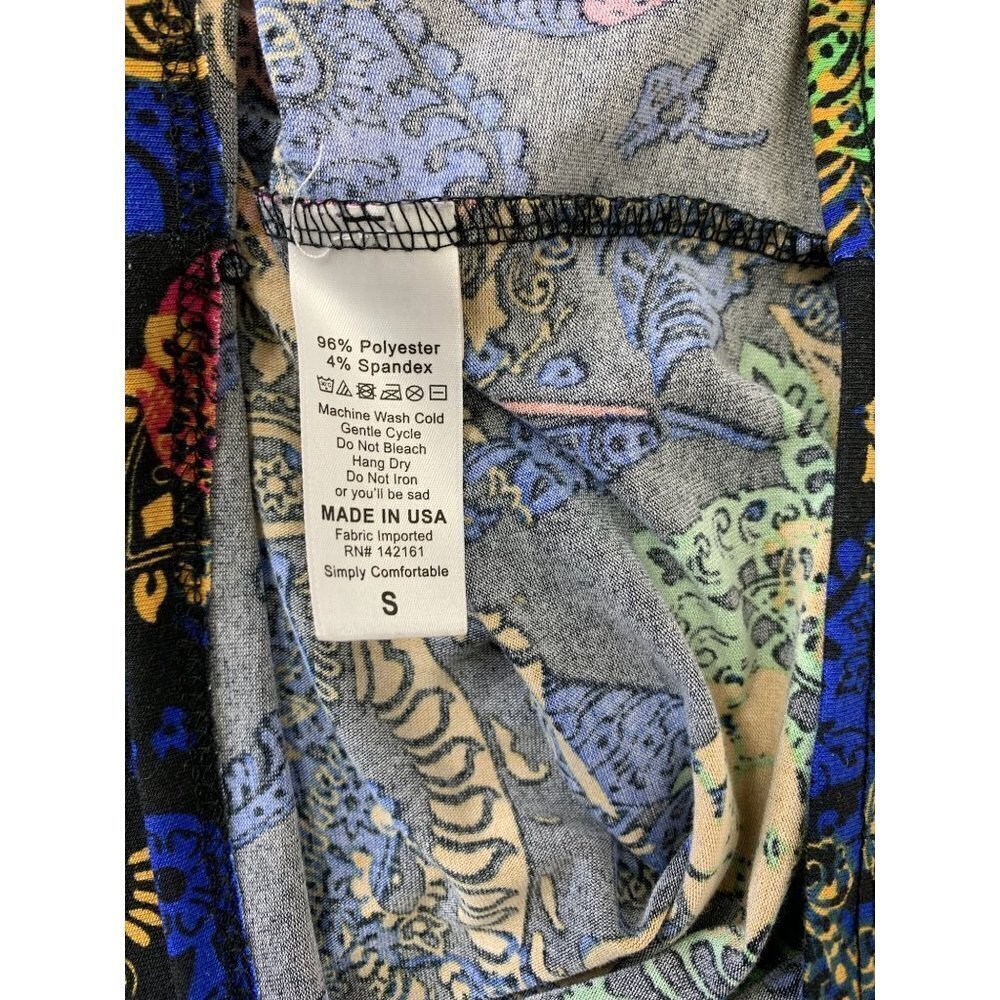 Lularoe Women’s Multicolor Design Long Sleeve Dress - Picture 8 of 8